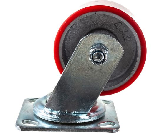 Большегрузное полиуретановое колесо поворотное с панелью SCP 42 (100 мм; 230 кг) А5 1000101 – изображение 3