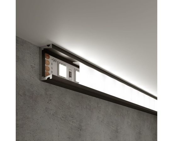 Накладной профиль Elektrostandard LL-2-ALP006 алюминиевый, черный a053619 – изображение 3