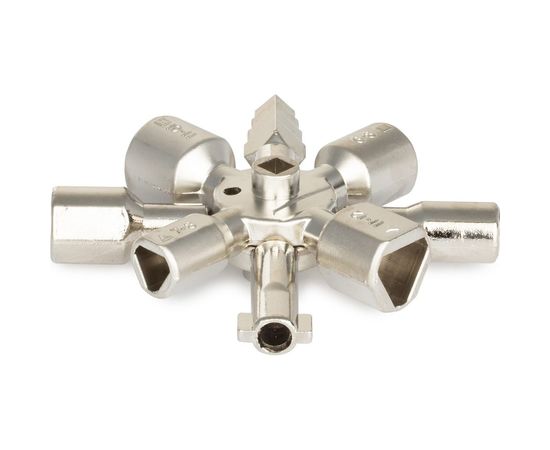 Ключ для электрошкафов VIRA с 10 рабочими профилями и битой 514010 – изображение 3