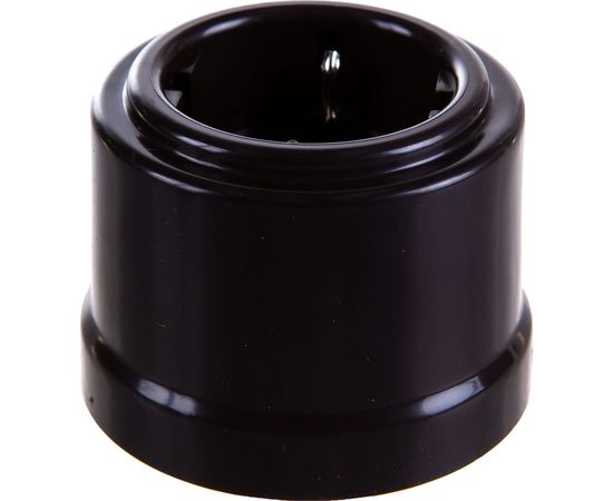 Розетка с заземляющим контактом Electraline коричневая В1-101-22 – изображение 3