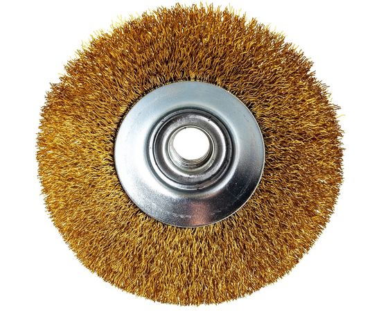 Щетка дисковая гофрированная (100 мм; М14) для УШМ SKRAB 35463 – изображение 3