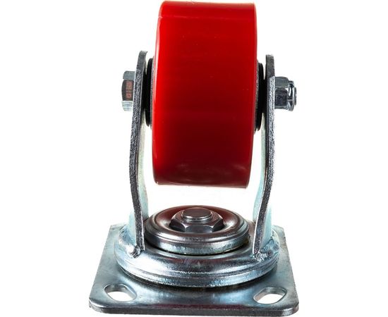 Большегрузное полиуретановое колесо поворотное с панелью SCP 42 (100 мм; 230 кг) А5 1000101 – изображение 4