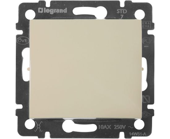 Механизм переключателя Legrand Valena 1-клавишный СП перекрестный слоновая кость Leg 774307 – изображение 5