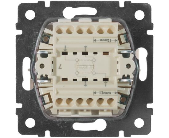 Механизм переключателя Legrand Valena 1-клавишный СП перекрестный слоновая кость Leg 774307 – изображение 6
