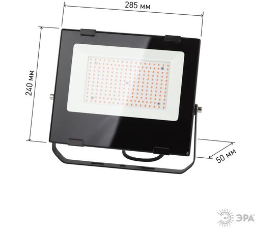 Светодиодный фитопрожектор для растений ЭРА FITO-100W-RB-LED красно-синего спектра, для цветения и плодоношения, 100 Вт Б0046369 – изображение 6