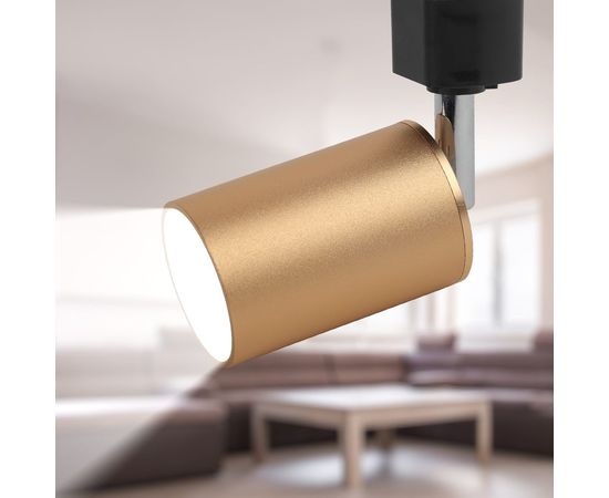 Трековый светильник ЭРА TR14GU10 SG GU10, 55*165мм, сатин, золото, 50/900 Б0044321 – изображение 7