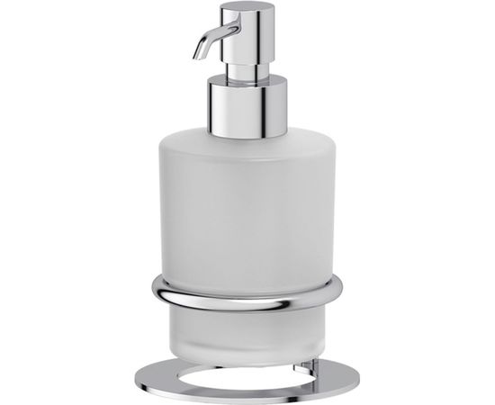 Настольный держатель с дозатором жидкого мыла Artwelle матовое стекло; хром AWE 003 