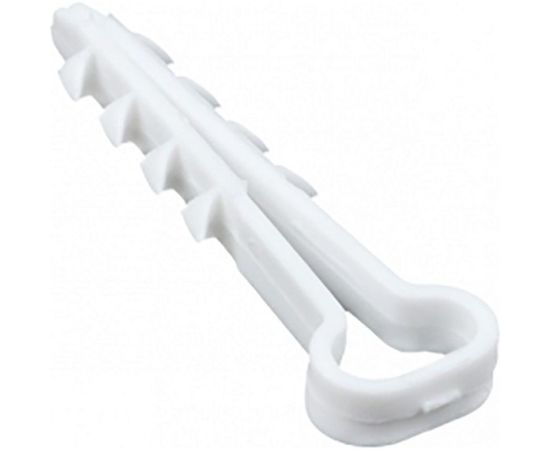 Дюбель-хомут АБК-СИЛА плоский (5-10) белый 100 шт. 11760103 