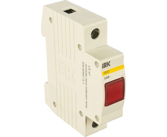 Сигнальная лампа IEK ЛС-47 красный ИЭК MLS10-230-K04 