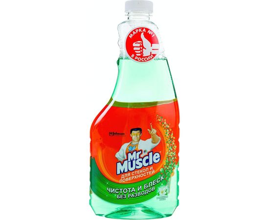 Средство для мытья стекол и зеркал МИСТЕР МУСКУЛ 500 мл Утренняя роса 600331 