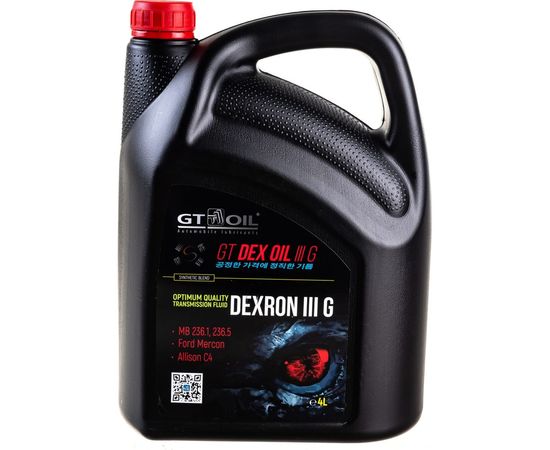 Масло GT OIL Dex Oil III G, 4 л 8809059408957 