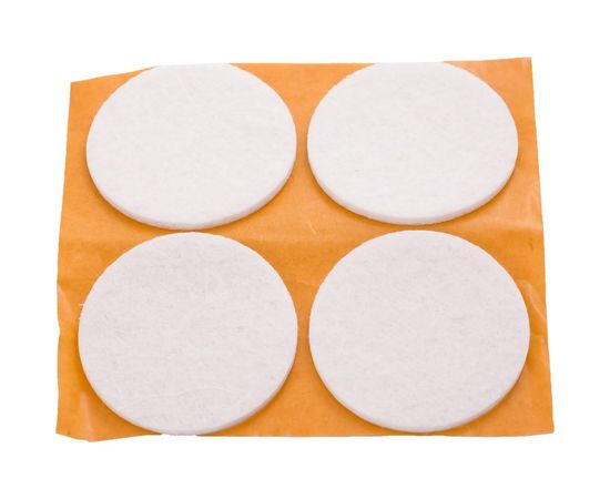 Подкладка ЕВРОПАРТНЕР фетр, бел. 35мм 12шт. 6 9186 2 