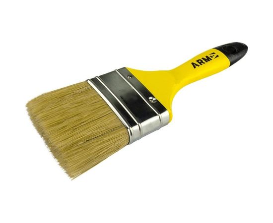 Флейцевая кисть с деревянной ручкой из натуральной щетины ПКБ АРМА Кф 75 Мастер А211-1075 