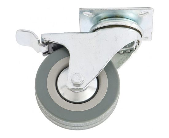 Колесо поворотное с тормозом 100 мм СИБРТЕХ 68721 