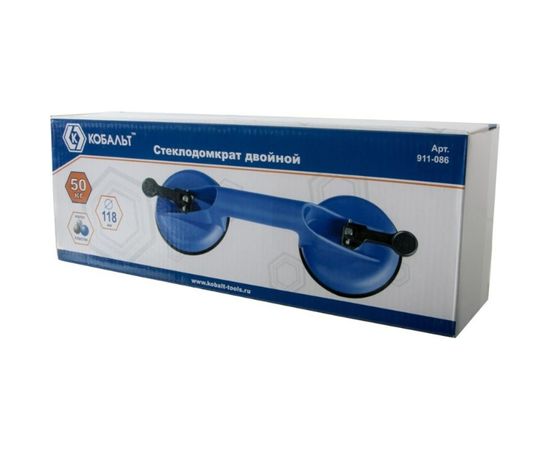 Двойной пластиковый стеклодомкрат, 50 кг КОБАЛЬТ 911-086 – изображение 2