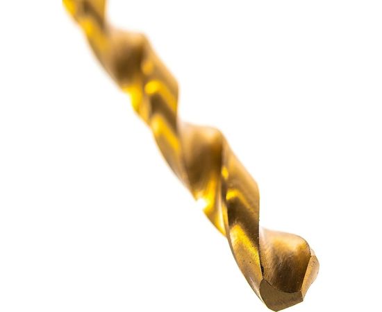 Сверло по металлу Туламаш цилиндрический хвостовик 5 мм А1 Р9 нитрид титана ТМ 55282 – изображение 2