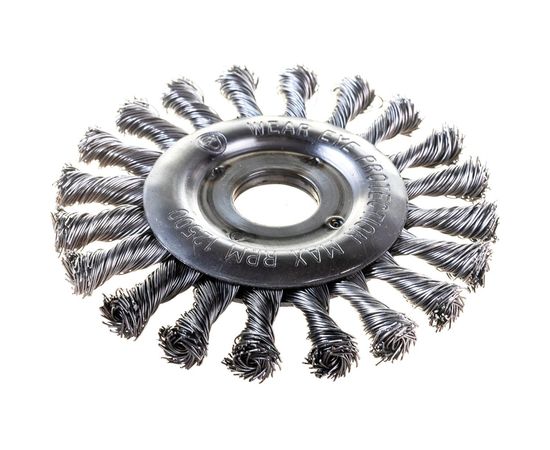 Щетка круглая витая 13115221 (115 мм) для УШМ АТАКА 26588 – изображение 2