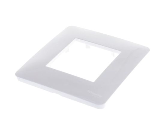 Рамка Schneider Electric 1-м UNICA STUDIO белая NU200218 1239738 – изображение 2