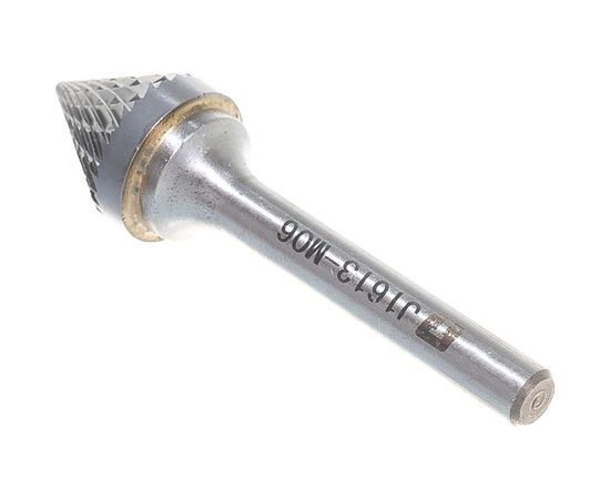 Борфреза твердосплавная зенкер 60 град. с двойной насечкой (16х13 мм; хвостовик 6 мм) ПНЕВМО-ТРЕЙД J1613-M06 – изображение 2