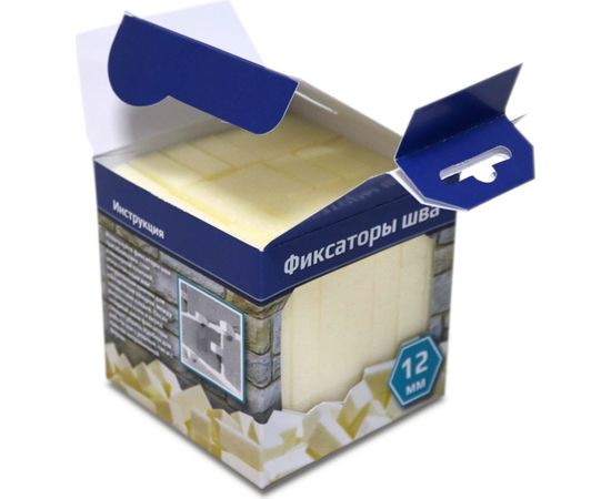 Фиксаторы шва для укладки декоративного камня (147 шт, 12 мм) Фасадэль FS12 box – изображение 2