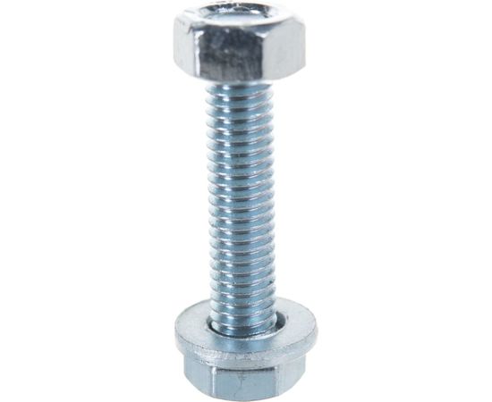 Болт с гайкой и шайбой Метизный двор цинк м6х30мм, 10 шт. 4607173901729 – изображение 3