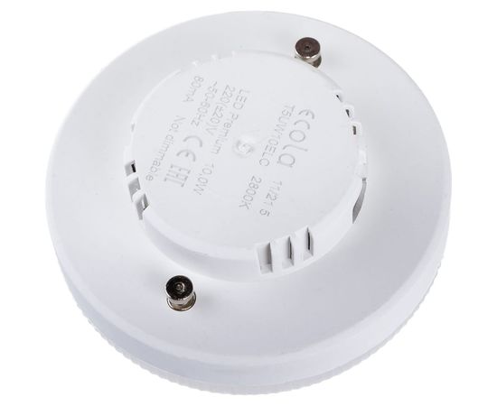 Светодиодная лампа Ecola GX53 LED Premium 10,0W Tablet 220V 2800K матовое стекло /композит/ 27x75 T5UW10ELC – изображение 3