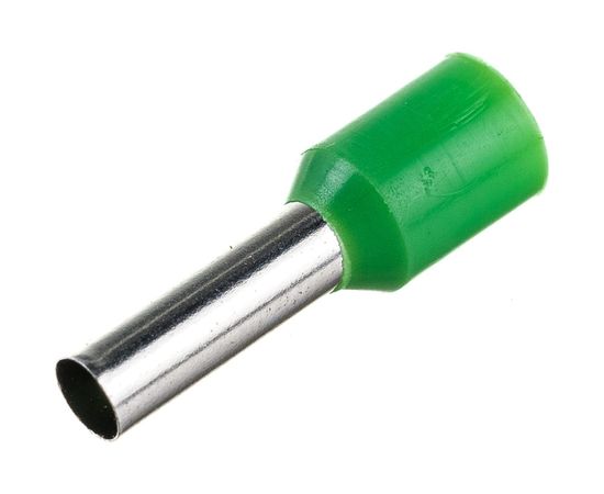 Штыревой наконечник REXANT, втулочный, изолированный, F-12 мм, 6 кв.мм, зеленый 08-0823 – изображение 3