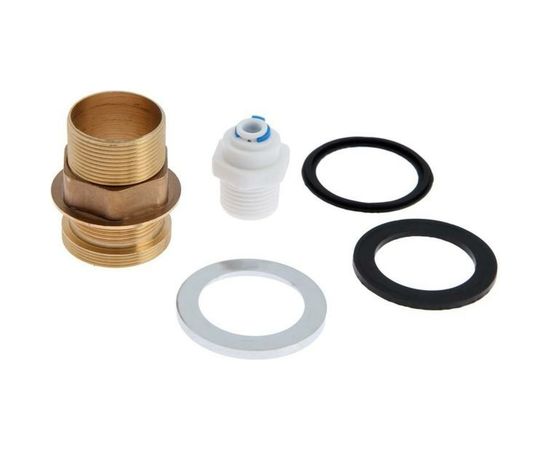 Смеситель для кухни ZEIN Z1303 однорычажный, с выходом для питьевой воды, латунь, черный 5799986 – изображение 5