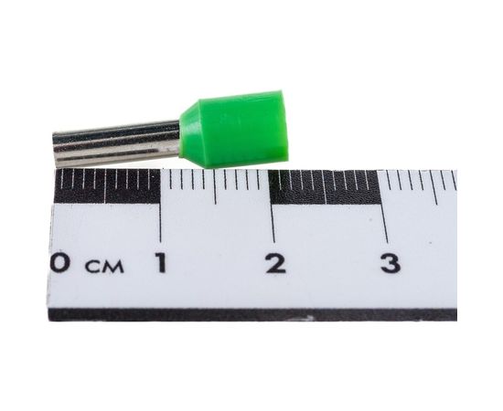 Штыревой наконечник REXANT, втулочный, изолированный, F-12 мм, 6 кв.мм, зеленый 08-0823 – изображение 5