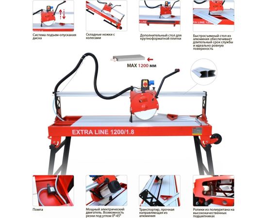 Отрезной станок Diam EX-1200/1.8 600098 – изображение 6