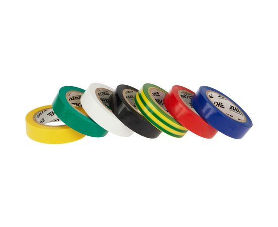 Набор изоленты KRANZ 7 цветов по 10 м х 15 мм, 0.13 мм KR-09-2010-E – изображение 7