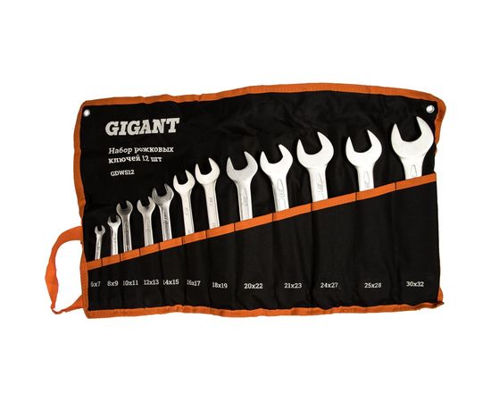 Набор рожковых ключей 12 шт Gigant GDW12 