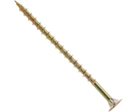 Саморез КРЕП-КОМП жёлтый цинк PH-2, по дереву 3,8х64 300шт ждп6438ф 