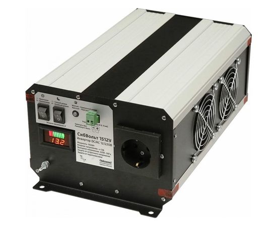 Инвертор-преобразователь напряжения СИБКОНТАКТ СибВольт 1512У DC/AC 12/220 В, 1500 Вт Я000009451 
