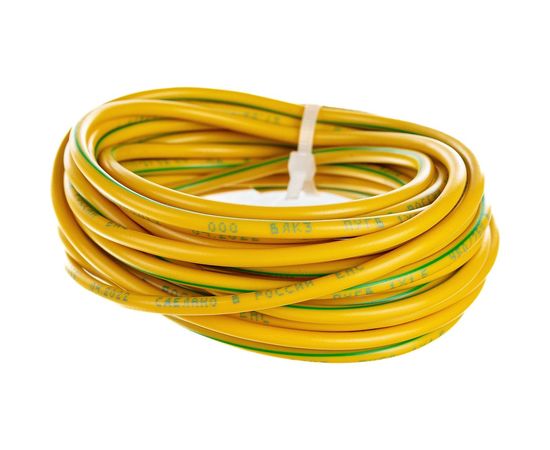 Провод ПУГВ Торкабель 1,5 желтый-зеленый 5 м в упаковке 0749524536830 