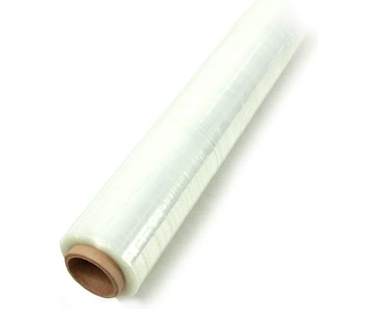 Стрейч пленка первый сорт ПАКПОЛИМЕР прозрачная 500мм 950гр 20мкм 