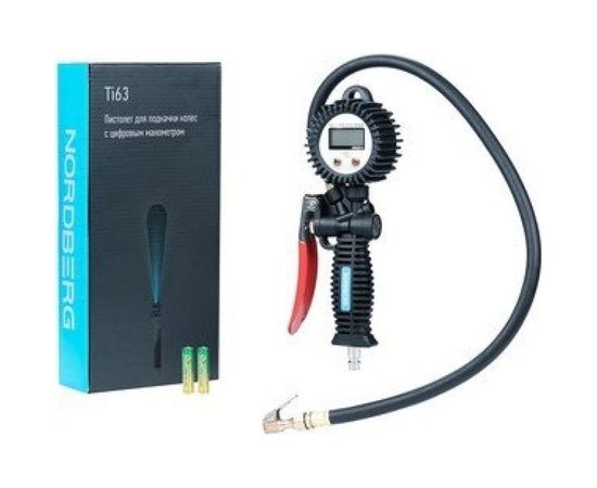 Пистолет для подкачки колес с цифровым манометром NORDBERG Ti63 