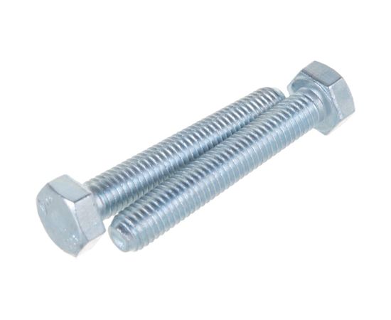 Болт Стройметиз полная резьба DIN933 М8х50, класс прочности 5.8, цинк 40 шт. 3011678 