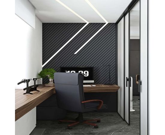 Стеновой молдинг Decor-Dizayn ударопрочный влагостойкий под покраску 20Х10Х2000 мм DD610 – изображение 12