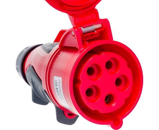 Кабельная розетка PCE 32А 400V 3P+N+E IP44 GRIP 2253-6 – изображение 3