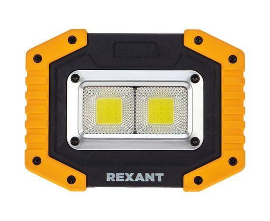 Аккумуляторный светодиодный противоударный прожектор REXANT 20 Вт с power bank 18650x2 75-1700 – изображение 3