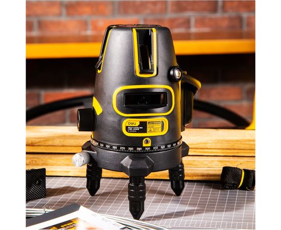 Лазерный нивелир DELI dl332303 3d 102966 – изображение 3