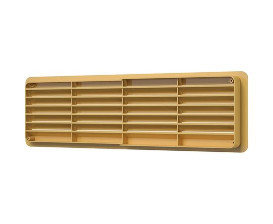 Решетка вентиляционная переточная (450х91 мм; бежевая) Era 4409ДП беж – изображение 4