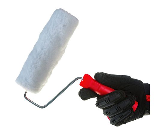 Малярный валик РемоКолор с рукояткой Меховой, ось 6мм, D48мм, 200мм, 04-2-001 – изображение 4