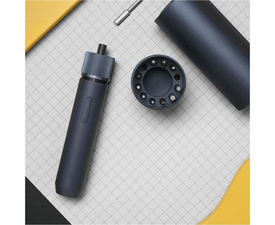 Аккумуляторная отвертка HOTO 3.6В с 12 битами, в кейсе, черная QWLSD001 – изображение 4