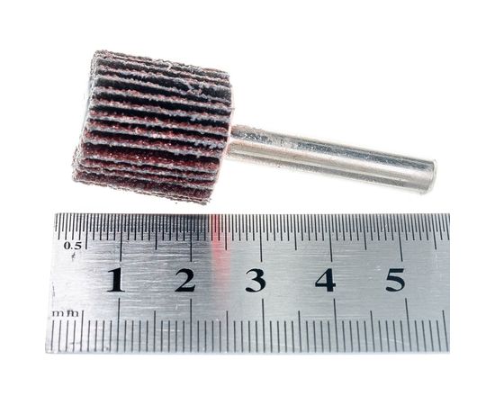 Круг лепестковый (20x20x6 мм; P 40) для дрели MATRIX 74100 – изображение 4