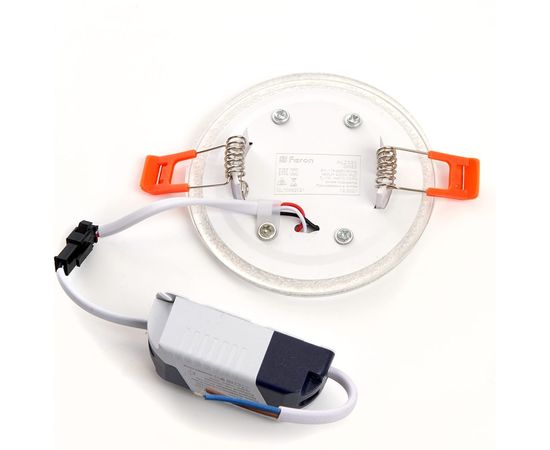 Встраиваемый светильник FERON светодиод 6W, 480Lm, белый 4000К и синий, AL2330 29583 – изображение 4