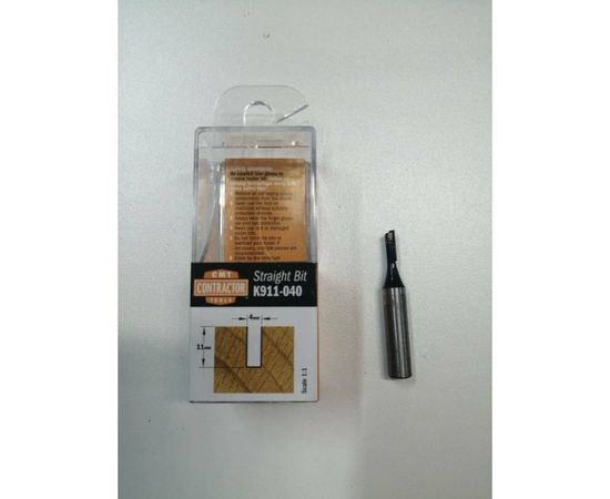 Фреза концевая пазовая Contractor (4x10x45 мм; Z=1) CMT K911-040 – изображение 5