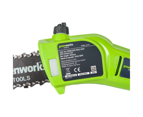 Аккумуляторный высоторез/сучкорез Greenworks G24PS20 24V 2000107 – изображение 5