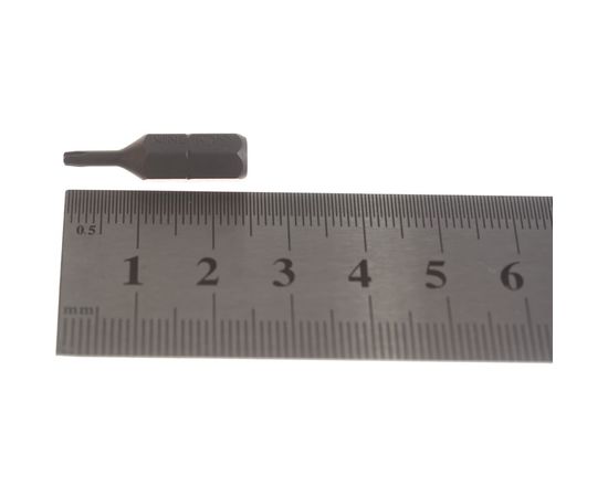 Бита 1/4, TORX с отверстием, T7, 25 мм KING TONY 102507U – изображение 5